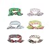 Magicmoon Turban Headband Head Wrap Wear Hair Band for Little Baby Girl Newborn (Color D)