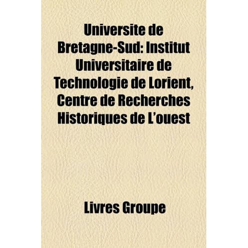 Universit de Bretagne-Sud: Institut Universitaire de Technologie de Lorient, Centre de Recherches Historiques de L'Ouest