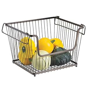 Amazon.de: mDesign Allzweckkorb - der stapelbare Aufbewahrungskorb