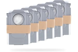 roborock Original Bolsa para Polvo, para Qrevo/Qrevo MaxV/Qrevo S/Qrevo Pro/Qrevo Master/Qrevo Curv/Qrevo Plus/Qrevo Slim/S8 MaxV Ultra/S8 Max Ultra, 6 Piezas