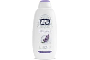 NEUTRO ROBERTS Bagnosquíuma corporal relajante con lavanda y pachuli, para una piel extendida y relajada, ingredientes de origen natural, sin jabón, dermatológicamente probado, botella de 600 ml