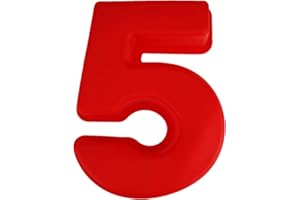 Eidoct - Stampi per torte in silicone 3D, misura grande, per torte fai da te, per compleanno e anniversario di matrimonio, in silicone, numero 5