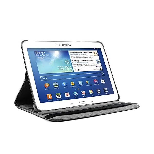 ebestStar - Funda Compatible con Samsung Galaxy Tab 3 10.1 GT-P5210, 10 P5200 P5220 Carcasa Cuero PU, Giratoria 360… - Image 3