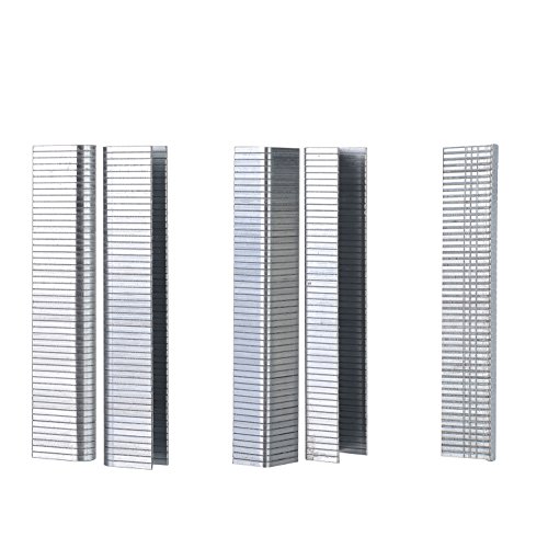 GWHOLE Handtacker mit 600 Stk. Klammerset zur Befestigung vom Polstern, Holz, Stoffe, Folien - 8