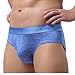 Produktbild SamMoSon String Herren Erotik Männer Mankini Thong Unterwäsche Unterhosen Männer Slip Herren Erotik Unterwäsche Tanga Herren Tanga Unterwäsche Bodysuit Dessous Unterhosen Briefs (Blau, XL)