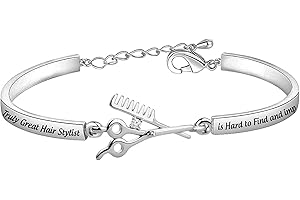 BAUNA A Truly Great Hair Stylist is Hard to Find Braccialetto per parrucchieri Regalo cosmetologo Regalo per parrucchiere Apprezzamento Regalo di laurea per parrucchiere