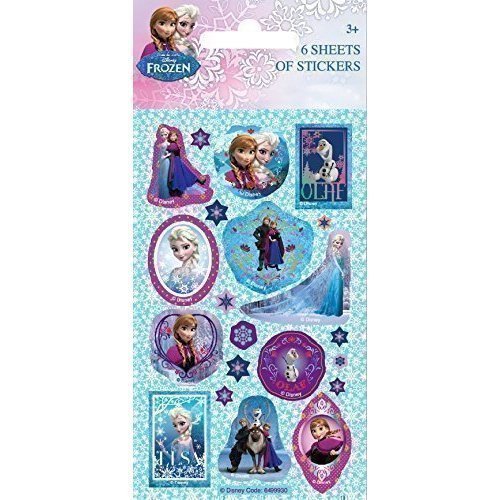 Disney Frozen Stickers Pack of 6 Sheets by Disney