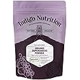 Indigo Herbs Organic Super Greens Powder 250g | Moringa, Spirulina, Chlorella, Wheatgrass, Barley Grass Mix