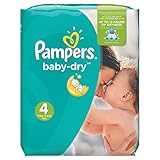 Pampers Baby-Dry Nappies Monthly Saving Pack - Size 4, Pack of 174