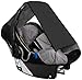 Sunnybaby 11286 Sunscreen with Insect Net for Baby Car Seat – Black