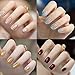 CLAVUZ Nail Starter Set 4pcs Soak Off Gel Nail Polish Kit with 9W UV LED Nail Light Dryer 30S 60S 90S Timer with Top and Base Coat plus Professional Nail Art Manicure Tools DIY at Home
