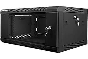 Lanberg WF01-6404-10B Szafka Sieciowa, Czarny, 19"