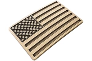 JEAN'S FRIEND Vintage Bronze Plated American USA Flag Belt Buckle Gürtelschnallen US Stock