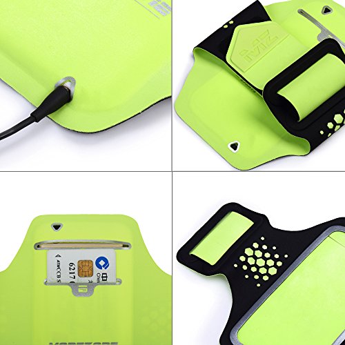 MOREZONE iPhone 6/6s/7 Handy Sportarmband Fitness Jogging Running Armband für Galaxy S7 S6 S5 Workout Laufen Arm band(geeignet für Handys unten 5.1 zolle) - 6