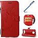 Produktbild MOTO Z2 play Hülle, Ysimee Schutzhülle für MOTO Z2 play - Fashion Gurtdesign PU Leder Tasche Wallet für MOTO Z2 play Smartphone Funktion Standfunktion Unterstützte Schutzhülle Flip Case, H#11