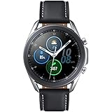Samsung Galaxy Watch 3, Runde Bluetooth Smartwatch für Android, drehbare Lünette, Fitnessuhr, Fitness-Tracker, 45 mm, Mystic