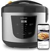 NEWLUX - 5L SmartChef V50 Multifunction Kitchen Robot with Non-Stick Bucket, Programmable up to 24 Hours, 9 Functions and 8 A
