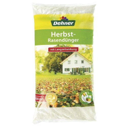 Dehner Herbstrasendünger mit Langzeitwirkung, 10 kg, für ca. 300 qm