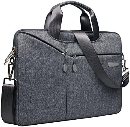 Laptop Bag Xguo 13 Laptop Shoulder Bag Surface Surface Pro 4 Macbook Air 13 "13.3 Dell XPS 13 HP Spectre X360 iPad Pro 12.9 Sleeve Sleeve (Grigio Scuro)