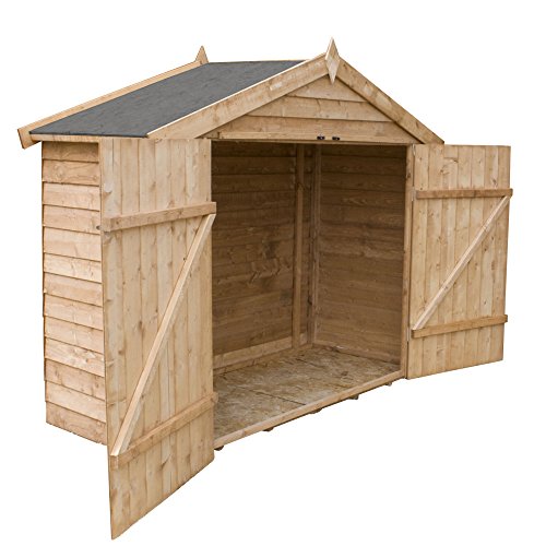 7 x 3 waltons overlap apex wooden bike shed – search furniture