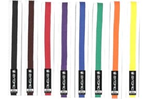 Bytomic White Belt with Stripe Pack of 10