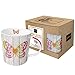 Produktbild PPD Porzellan Henkelbecher Happiness Butterfly