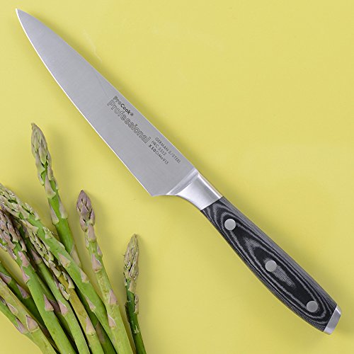 ProCook Professional X50 Messerset, 3-teilig, Gemüsemesser, Universalmesser und Santoku - 3
