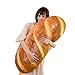 Produktbild EYHOO Funny 3D Simulation Bread Shape Pillow Soft Lumbar Back Cushion Plush Stuffed Toy for Home Decor (31.5'')