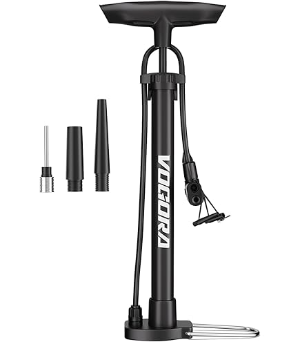 Aluminium fietspomp met drukmeter