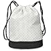 Produktbild COOABC Ocean Sea Life Fish Style Geometric Basketball Drawstring Bag Backpack Bundle Backpack