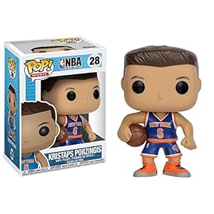 Funko Pop Kristaps Porzingis New York Knicks camiseta azul (NBA 28) - Imagen 3