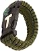 Produktbild OUTDOOR SAXX® - 4-in-1 Outdoor Survival MultiTool Paracord Überlebens Armband | Kompass, Pfeife, Schaber, Messer | olivgrün