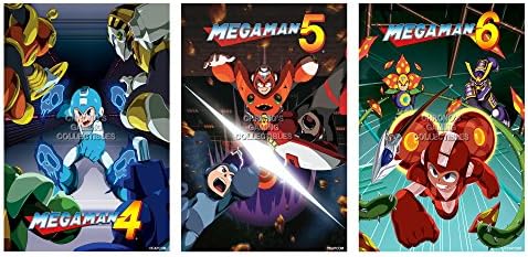 CGC Huge Poster GLOSSY FINISH - Mega Man Legacy Collection 4 5 6 ART - PS3 PS4 XBOX 360 ONE - MMNSET3 (24" x 36" (61cm x 91.5cm))