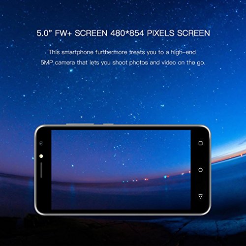 Telephone Portable Debloqu    G One Smartphone 4G    cran   5 Pouces - 8 Go - Android 7 0 - Double SIM - 2200 mAh Batterie - 5 0MP Appareil Photo  - Noir