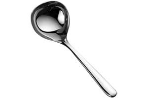 Krx Mestolo Da Minestra Lungo, Mestolo Da Minestra In Acciaio Inossidabile Cucchiaio Da Portata Per Zuppa Di Formaggio, Peperoncino, Sugo, Condimento Per Insalata Piccolo#