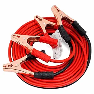 Ezip Car Auto Battery Booster 2.21 m Jumper Cable Battery Storage Wire Clamp with Alligator Wire to Start Dead Battery Emergency Line Truck Off Road, Auto Car Jumper Cables (500 ampere)