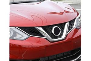 ‎HIGH FLYING HIGH FLYING für Qashqai J11 2014-2016 Exterieur Vordere Kühlergrill Dekor ABS Kunststoff 2 Stück