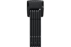 ABUS Antivol pliable Bordo Granit 6500K avec support de serrure SH - Antivol vélo avec cylindre XPlus pour une haute protection contre les manipulations - Niveau de sécurité 15 - Longueur 90 cm