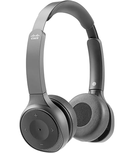 Cisco Headset 730, Wireless Dual On-Ear Bluetooth Headset with 