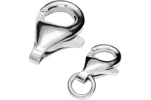 DIY925 My-Bead Karabinerverschluss 16mm (21mm) 925 Sterling Silber nickelfrei Schmuckverschluss basteln DIY