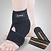 Produktbild KIROLAK Knöchel Stütze Breathable Knöchel Ärmel mit verstellbaren Wraps Knöchel Brace Support Protector für Basketball Laufen und Schmerzlinderung Sprain - Linker Fuß