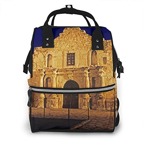 Preisvergleich Produktbild Wickeltasche Rucksack Reisetasche Große Multifunktions wasserdichte Die Alamo stilvolle und langlebige Wickeltasche für Babypflege Schulrucksack