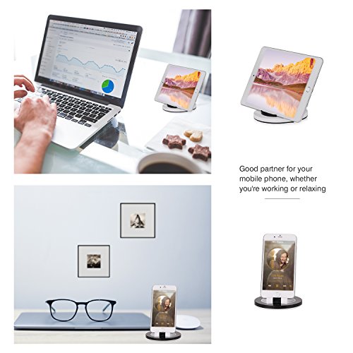 Handy StÃ¤nder, 2 StÃ¼ck einstellbar telefonstÃ¤nder iphone, Handy Halterung, Phone StÃ¤nder, Handy Halter fÃ¼r iPhone X 8 7 6 6s plus SE 5 5s 5c iPad, Samsung Galaxy HTC LG Google Smartphone Tablet