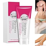 Enthaarungscreme , BINKBANGBANGDA Haarentfernung Creme Schnell und effektiv Haarentfernung Enthaarungsmittel Schmerzlose Haarentfernung Creme auf Bikini, Unterarm, Brust, Rücken, Beine und Arm für Männer und Frauen verwendet 1er Pack (1 x 60g) - 2