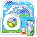 Produktbild Holland Plastics Original Brand OFFIZIELLE Peppa Pig 3-teiliges Set ESS- !! Komplett mit Teller, Schüssel & Trockner/Becher.