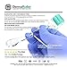 Koi Beauty derma roller 192 needles 0.5-2.0mm tip depth stretch marks hair loss face eye ance (0.5mm)