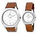 H Timewear Analog Silver dial Couple Watch - 907SDTCOUPLE RS.699.00