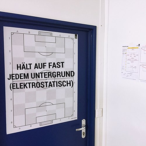 1x1SPORT Taktikfolie #FUSSBALL – Spielfeldfolien für Taktik, Aufstellungen, Spielzüge und Übungen - 6
