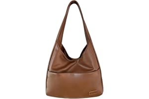 ARVALOLET Sacs à main en cuir PU souple grande capacité rétro vintage poignée supérieure pour femme sac à bandoulière tendance fourre-tout décontracté sac à main sacoche sous les aisselles