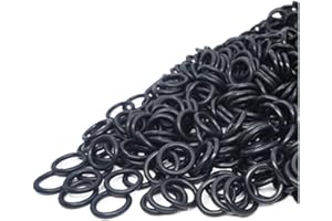 YHLOUBB Anillo de goma negro de 50 piezas sellado NBR o anillo de 2.5 mm de espesor junta de sello tórica,20x15x2.5mm